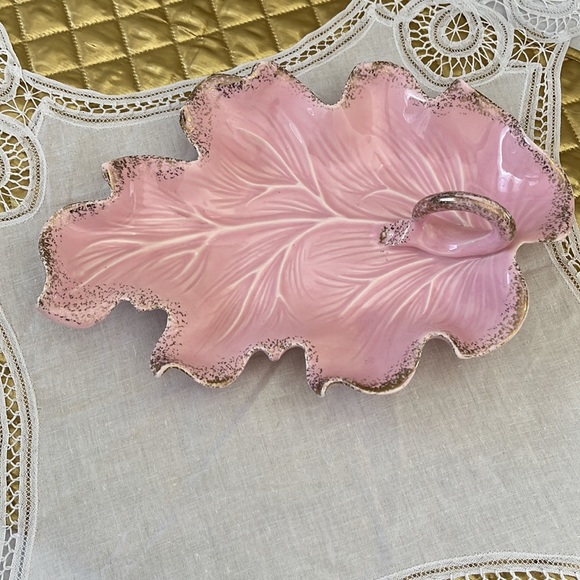 🎉HOST PICK🎉 Ceramic Leaf dish MCM California Pottery - Picture 5 of 7